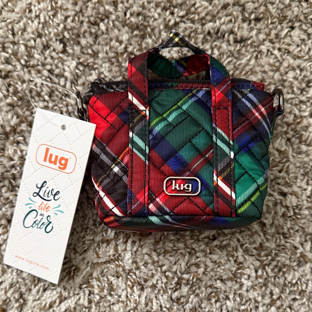 Lug Go Go Tartan Plaid mini bag